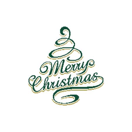 (image for) A Swirly Tree Merry Christmas